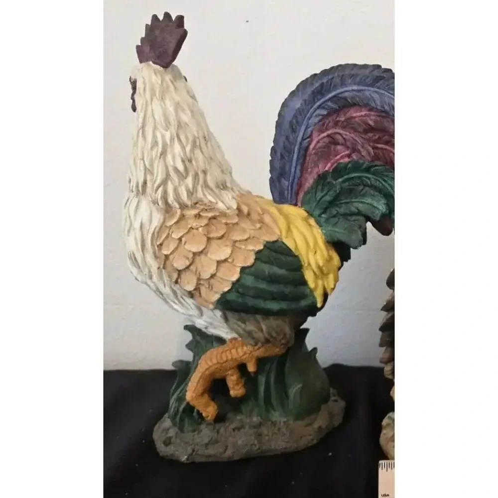 Rooster Resin Figurine Decor